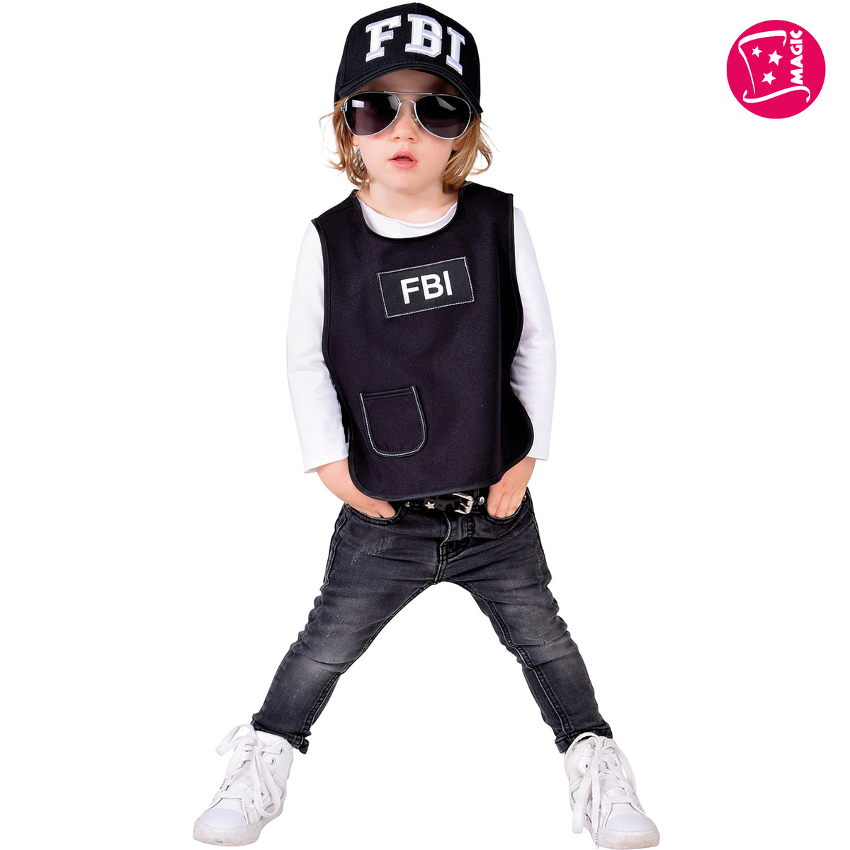 FBI Baby Vestur, smábarnabúni – Sp/f Skemtið