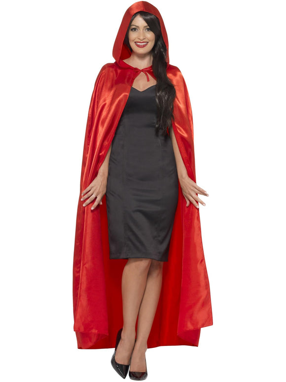 Satin Hooded Kápa