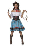 Cowboy lady blue bird stuttur