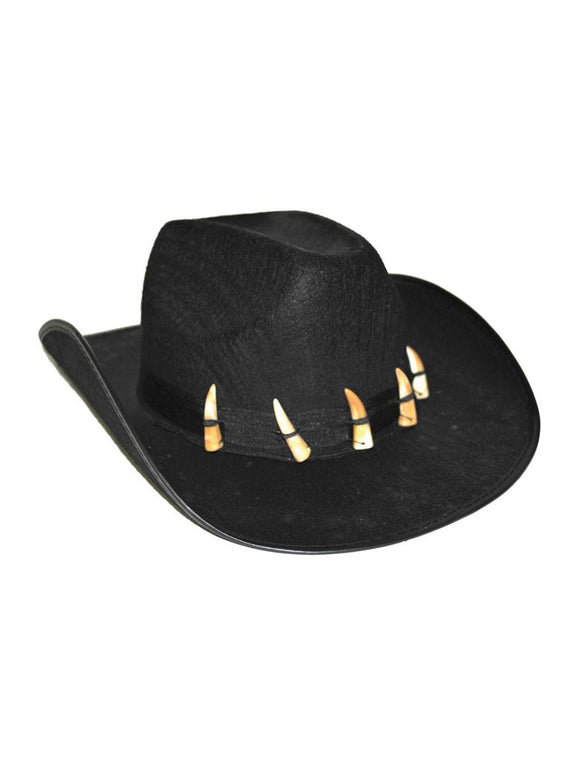 Cowboy hattur við prýði