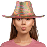 Cowboy hattur, glitur