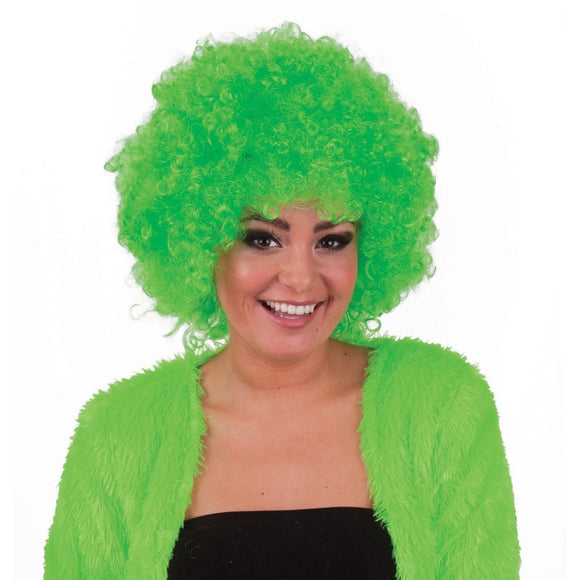 Grønur Hippie Afro Parykkur