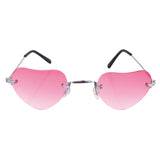 Hjarta brillur pink