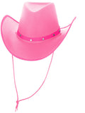 Hot Pink Cowboy Hattur