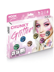 Moon Glitter Holographic, "Chunky" Sett