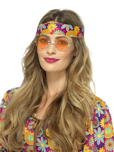 60'ara Hippie Brillur, Orange