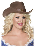 Wild West Cowboy Hattur, Brúnur